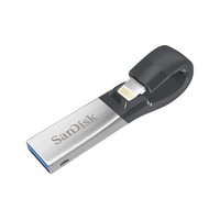 SanDisk 闪迪 iXpand欢欣i享 USB 3.0 U盘 银黑色 32GB 苹果lightning接口/USB双口