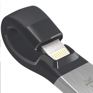 SanDisk 闪迪 iXpand欢欣i享 USB 3.0 U盘 银黑色 32GB 苹果lightning接口/USB双口