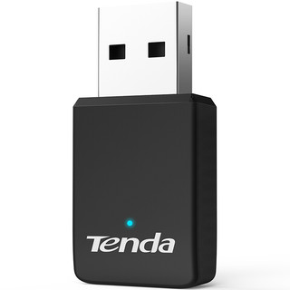 Tenda 腾达 U9 650M免驱版 USB无线网卡 台式电脑WiFi接收器 5G双频 台式机笔记本通用随身WiFi发射器