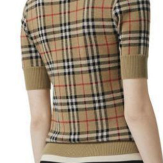 BURBERRY 博柏利 Vintage系列 女士羊毛短袖POLO衫