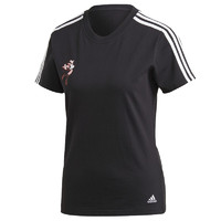 adidas 阿迪达斯 GYM TEE W 女子运动T恤 GQ0908 黑色 L