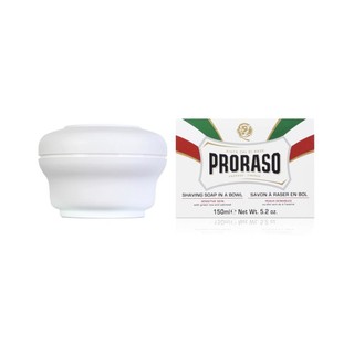 PRORASO 博拉索 绿茶抗敏系列男士护肤套装 (剃须膏150ml+胡须刷+起泡碗)