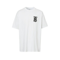 BURBERRY 博柏利 男士圆领短袖T恤 80174851 白色 XL