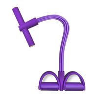 李宁 LI-NING脚蹬拉力器 紫色 四管 升级款