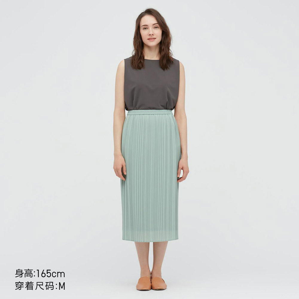 UNIQLO 优衣库 440638 女子雪纺半身裙