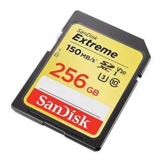 SanDisk 闪迪 至尊极速系列 SDSDXVE SD存储卡（UHS-I、V30、U3）256GB