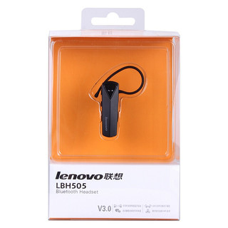 Lenovo 联想 LBH505 入耳式挂耳式降噪蓝牙耳机 黑色