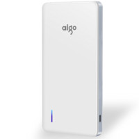 aigo 爱国者 N6 移动电源 白色灰边 10000mAh micro usb 10.5W快充