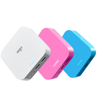 aigo 爱国者 OL10000 移动电源 粉色 10000mAh micro usb 10.5W快充