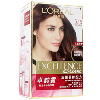 L'OREAL PARIS 巴黎欧莱雅 卓韵霜赋活养护染发霜 #5.15灰红褐浅棕色 1盒