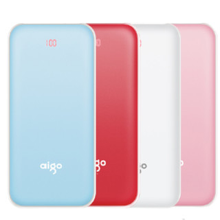 aigo 爱国者 TF100 移动电源 白色 10000mAh Type-C micro usb 12W双向快充