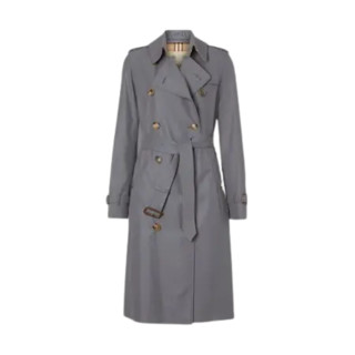 BURBERRY 博柏利 Heritage系列 Trench 女士长款风衣 40733691 中灰色 02