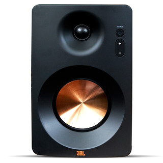 JBL 杰宝 CM202 2.0声道 桌面 HiFi蓝牙音箱 棕色