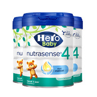 Hero Baby 荷兰天赋力Hero Baby白金版4段进口婴幼儿奶粉四段3罐