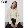 ZARA 02731055711 女装纹理短款上衣