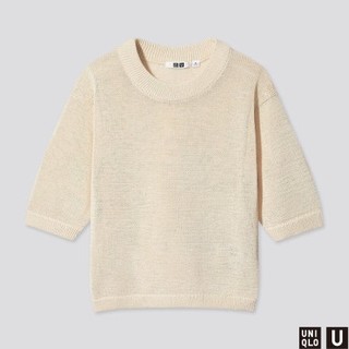 UNIQLO 优衣库 437336 女款圆领针织衫