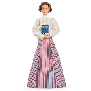 Barbie 芭比 美丽珍藏 娃娃玩具女孩礼物 芭比杰出女性之海伦凯勒 GTJ78