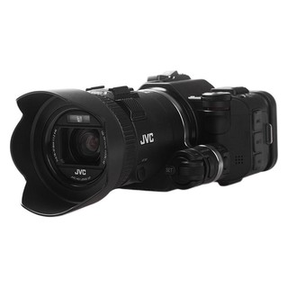 JVC 杰伟世 GC-P100BAC 3英寸数码相机 黑色（3.76mm-37.6mm、F1.2-F5.6）