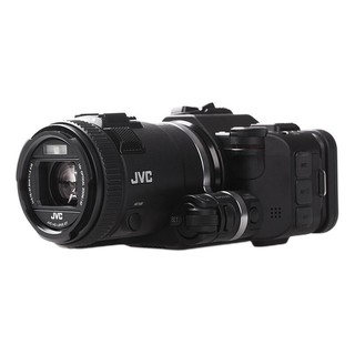 JVC 杰伟世 GC-P100BAC 3英寸数码相机 黑色（3.76mm-37.6mm、F1.2-F5.6）