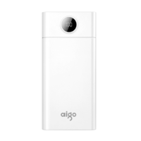 aigo 爱国者 W300PD 移动电源 白色 30000mAh Type-C/Micro-B 18W 双向快充