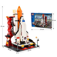BEI JESS 贝杰斯 儿童679颗积木拼装航天飞机火箭模型兼容乐高