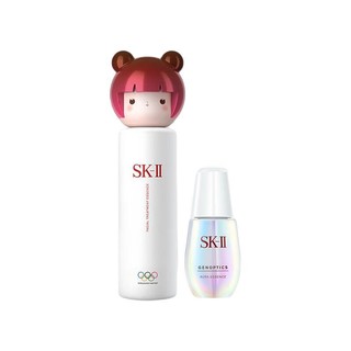 SK-II 精华套装 (PITERA精华系列护肤精华露春日娃娃粉红色限定版230ml+美白系列光蕴环采钻白精华露30ml)