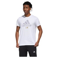 adidas 阿迪达斯 SH SCRAWL TEE 男子运动T恤 GK4655 白色 M