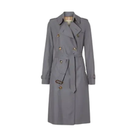 BURBERRY 博柏利 Heritage系列 Trench 女士中长款风衣 40733691 中灰色 10