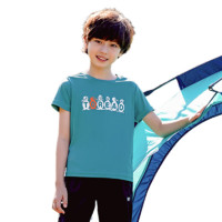 TOREAD kids TREKKINC系列 QAJJ85003 儿童短袖T恤 丛林绿 170cm
