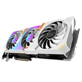 COLORFUL 七彩虹 iGame GeForce RTX 3080 Ultra W OC 10G LHR 显卡 10GB 白色 锁算力版