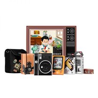FUJIFILM 富士 instax mini40拍立得 一次成像相机 一世风靡礼盒（黑色）12