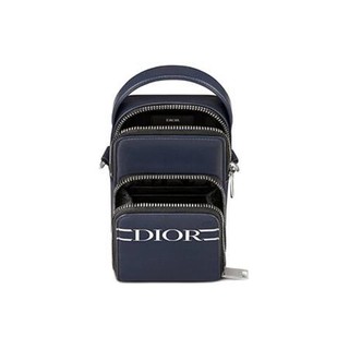 Dior 迪奥 AK SKI合作款 男士牛皮革斜挎包 2ESCA326VLM_H36B 蓝色