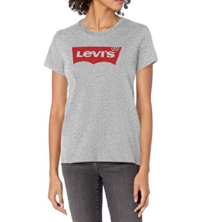 Levi's 李维斯 女士圆领短袖T恤 29526-0102 Core Housemark Smokestack Heather XL