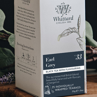 Whittard Of Chelsea 红茶组合装 50g*2盒（英式伯爵红茶50g+英式早餐茶50g）