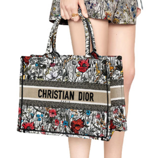 Dior 迪奥 BOOK TOTE系列 女士手提托特包 M1296ZWRF_M941 花色 小号