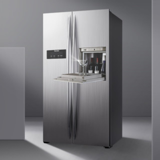 Damiele BCD-518WKSDB 风冷对开门冰箱 518L 银色