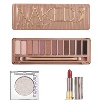 Urban Decay 衰败城市 Naked系列经典玩色全妆套装 (NAKED系列十二色眼影盘#NAKED3 15.6g+#COSMIC织女色1.8g+口红#RAVENSWOOD干枯玫瑰3.4g)