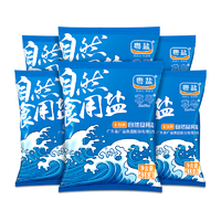 YUEYAN 粤盐 未加碘自然食用盐 418g*6袋