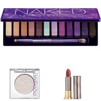 Urban Decay 衰败城市 Naked系列经典玩色全妆套装 (NAKED系列十二色眼影盘#UV电光紫15.6g+#COSMIC平行宇宙1.8g+口红#RAVENSWOOD干枯玫瑰3.4g)