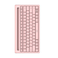 acer 宏碁 LK-818H 79键 2.4G蓝牙 双模无线薄膜键盘 粉色 无光