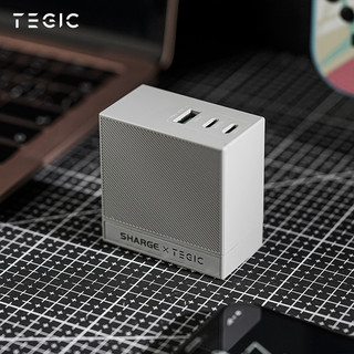 TEGIC 90W氮化镓充电器65w苹果GaN充电头PD快充数据线usb插头多口适用于华为小米oppo三星手机100W笔记本120W