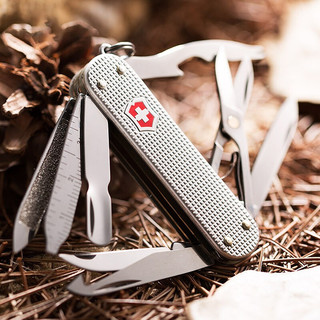 VICTORINOX 维氏 0.6381.26 迷你小英雄多功能瑞士军刀 58mm 15种功能 银色