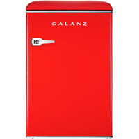 Galanz 格兰仕 复古系列 BC-120RF 直冷单门冰箱 120L 复古红