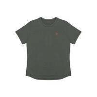 An Ko Rau 安高若 女子运动T恤 A0213TS23-53 橄榄绿 2