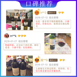 Chateau Pied d'Argent Bellevue 银麓谷酒庄 麦德龙红酒法国原装波尔多银麓谷干红葡萄酒6支整箱AOC金奖送礼