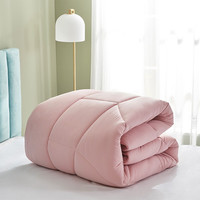  罗莱生活 LUOLAI 家纺 植萃 抗菌发热冬被 粉色 150*215cm