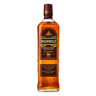 BUSHMILLS 布什米尔 16年 单一麦芽爱尔兰 威士忌 700ml 礼盒装