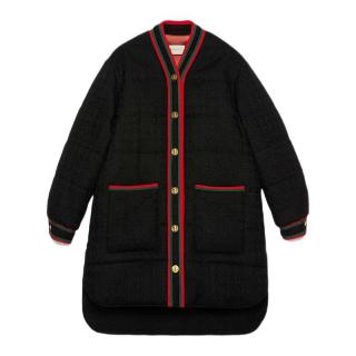 商品gucci古驰xmaisoncruise女士羊毛中长款大衣611286zaddl1034