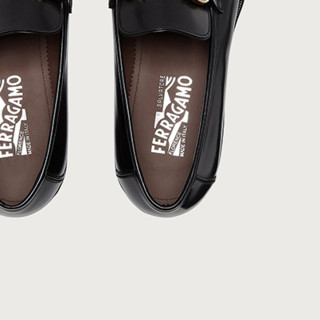 Salvatore Ferragamo 菲拉格慕 Princeton系列 GANCINI 男士乐福鞋 742183 黑色 7 3E