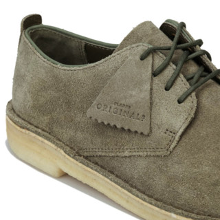 Clarks 其乐 ORIGINALS系列 Desert London 男士低帮休闲鞋 26139207M 绿色 42